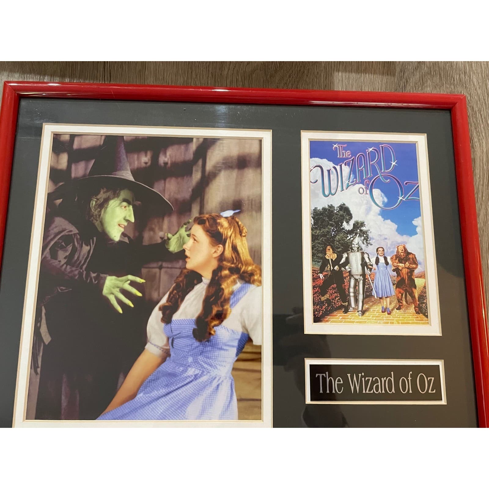 Wizard of Oz Framed Movie Art Wicked Witch Dorothy Film Wall Decor 14x11 - Thumbnail 4