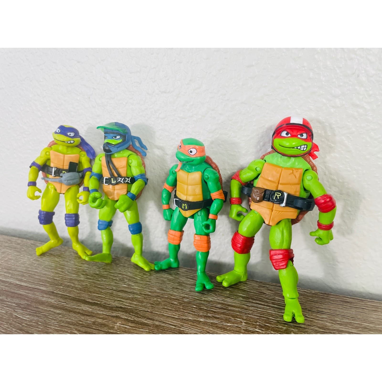 TMNT Mutant Mayhem Figure Lot 4 Leonardo Donatello Michelangelo Raphael - Thumbnail 6