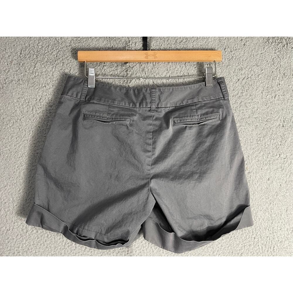 Tommy Hilfiger Womens Gray Chino Shorts Size 8 Stretch Cotton Preppy Casual - Thumbnail 5