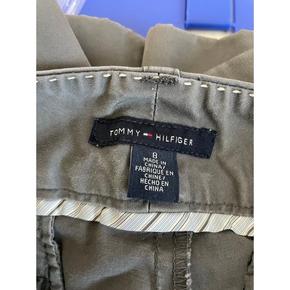 Tommy Hilfiger Womens Gray Chino Shorts Size 8 Stretch Cotton Preppy Casual - Thumbnail 7