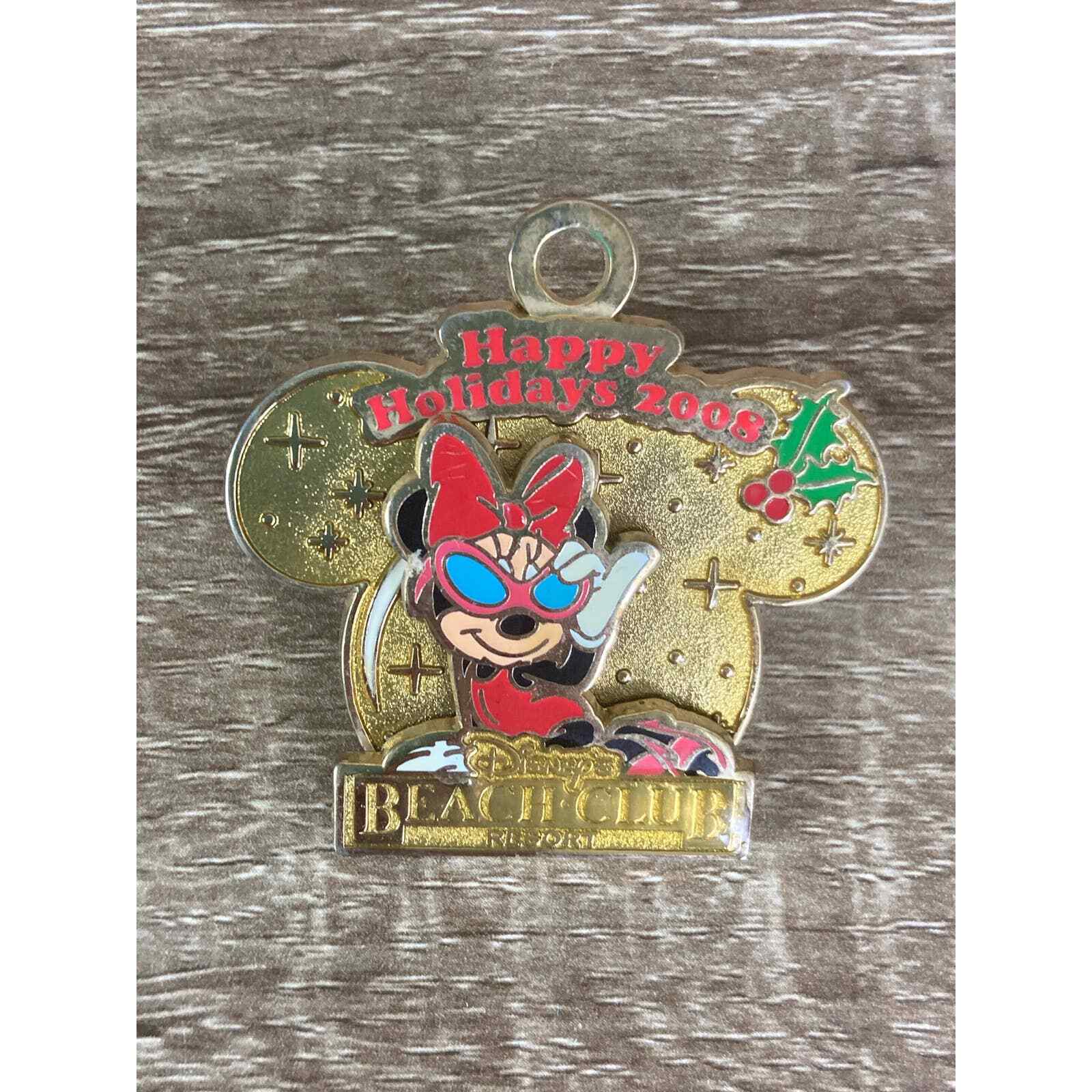 Disney World Vintage Lanyard Lot – 2000 Pink Strap, 2008 Beach Club Mickey Card - Thumbnail 5