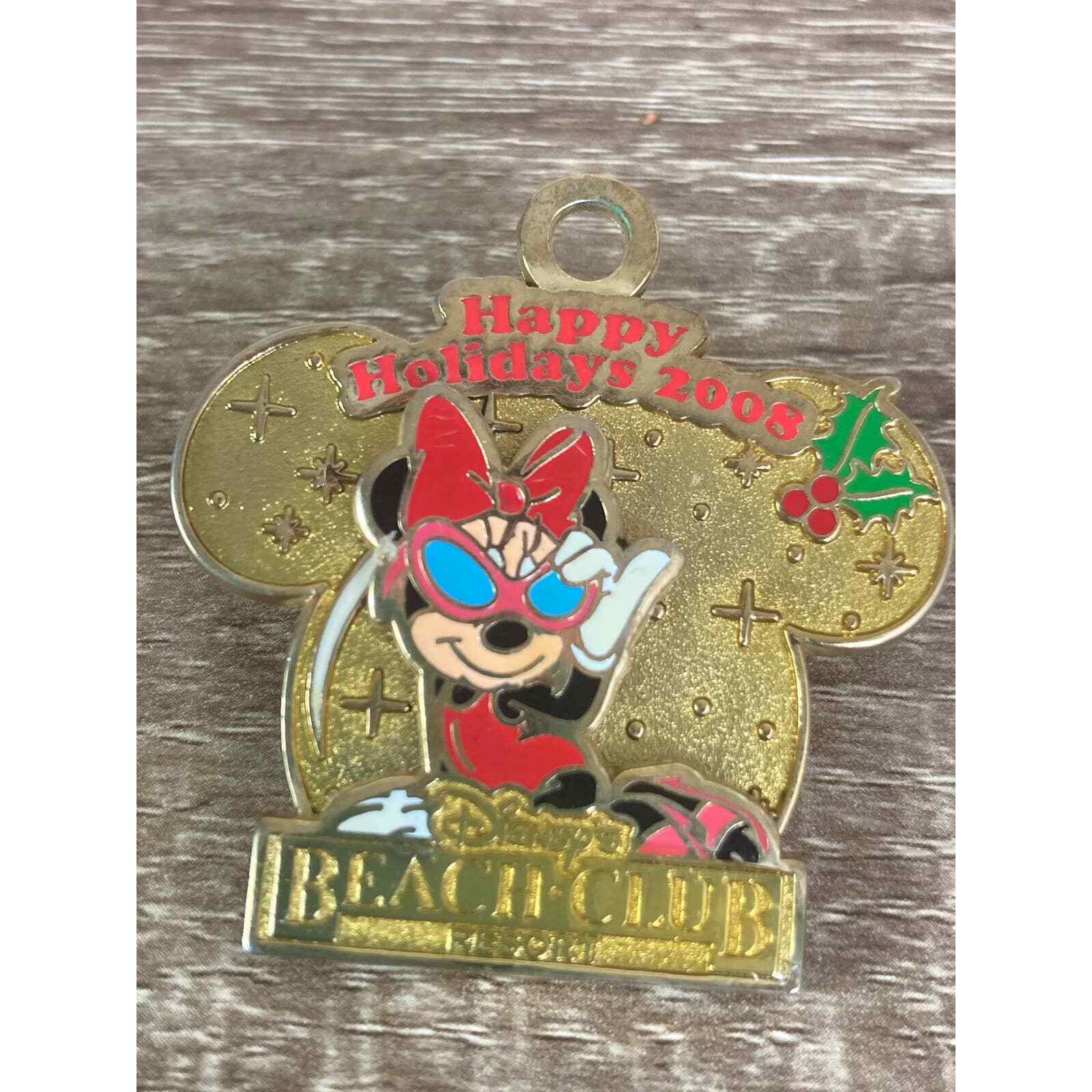 Disney World Vintage Lanyard Lot – 2000 Pink Strap, 2008 Beach Club Mickey Card - Thumbnail 4