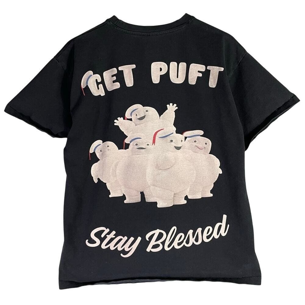 Ghostbusters x EHPLabs Get Puft Stay Blessed Graphic Tee Black Size S Unisex