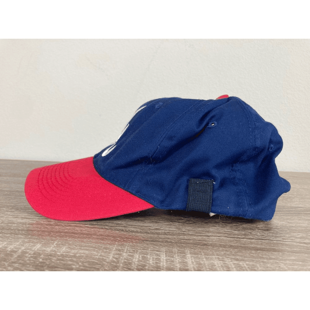 Vintage 90s Atlanta Braves Logo 7 Snapback Hat MLB Baseball Blue Red Collector - Thumbnail 10