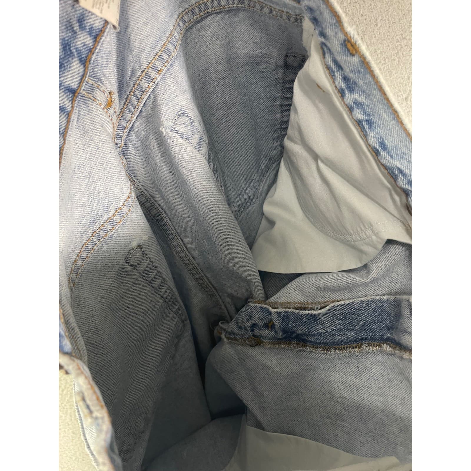 Levi's 550 Vintage Jeans Mens 36x34 Light Wash Relaxed Tapered Denim Pants Blue - Thumbnail 12