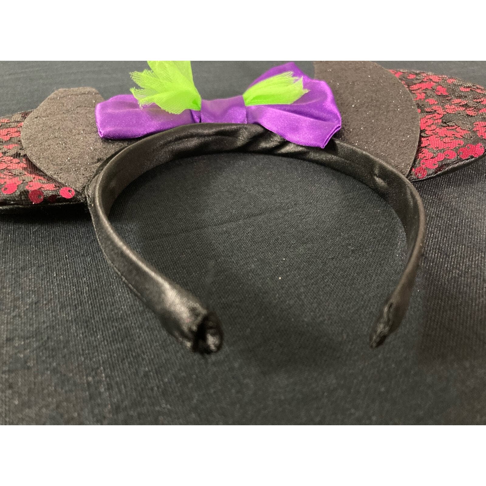 Disney Villains Black Ears Costume Headpiece Women Girls Halloween Accessory - Thumbnail 4
