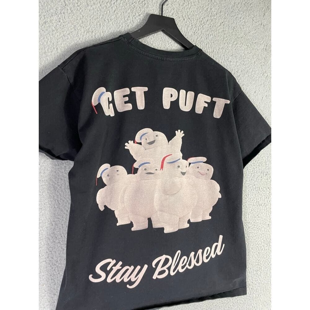 Ghostbusters x EHPLabs Get Puft Stay Blessed Graphic Tee Black Size S Unisex - Thumbnail 7