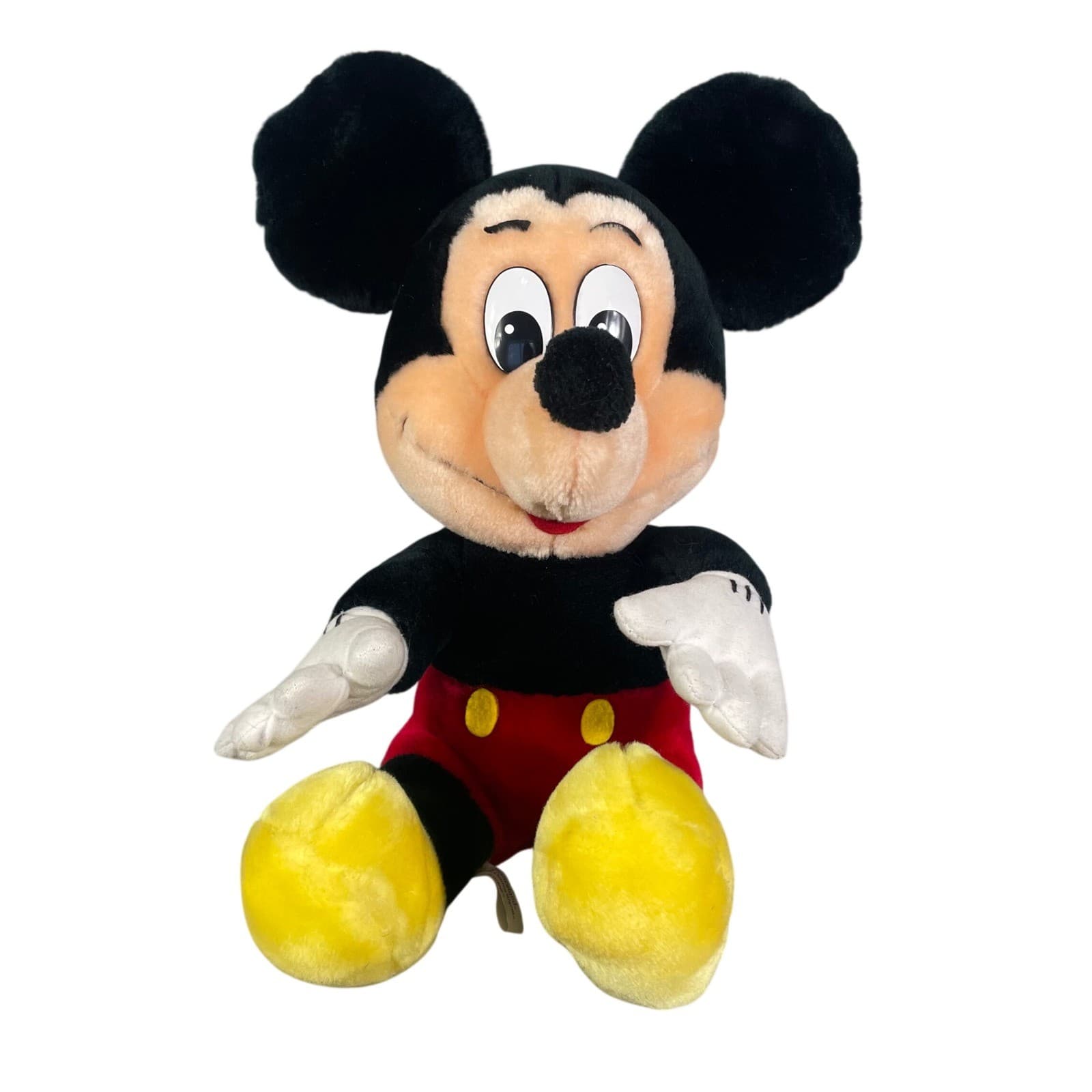 Vintage Disney Mickey Mouse Plush Disneyland Walt Disney World 15 Inch Toy
