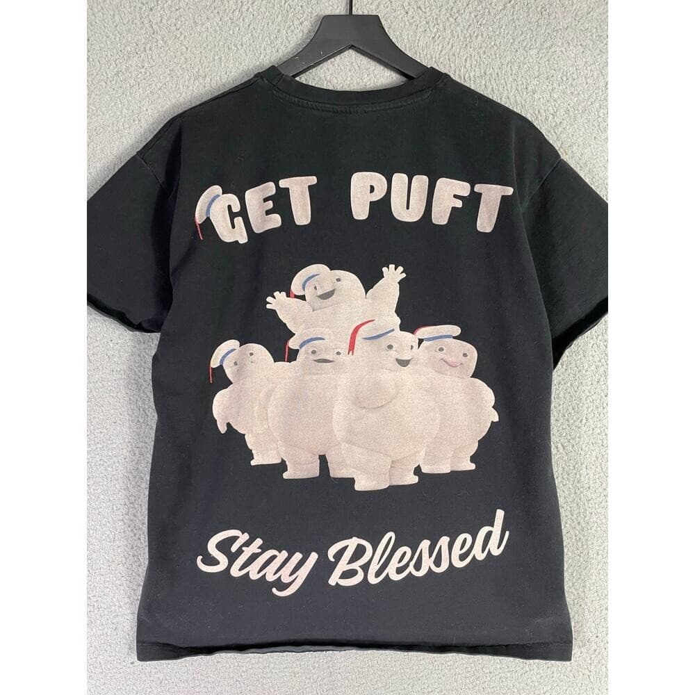 Ghostbusters x EHPLabs Get Puft Stay Blessed Graphic Tee Black Size S Unisex - Thumbnail 8