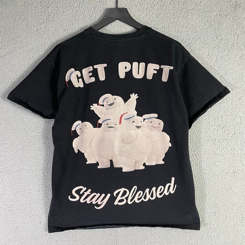 Ghostbusters x EHPLabs Get Puft Stay Blessed Graphic Tee Black Size S Unisex - Thumbnail 9