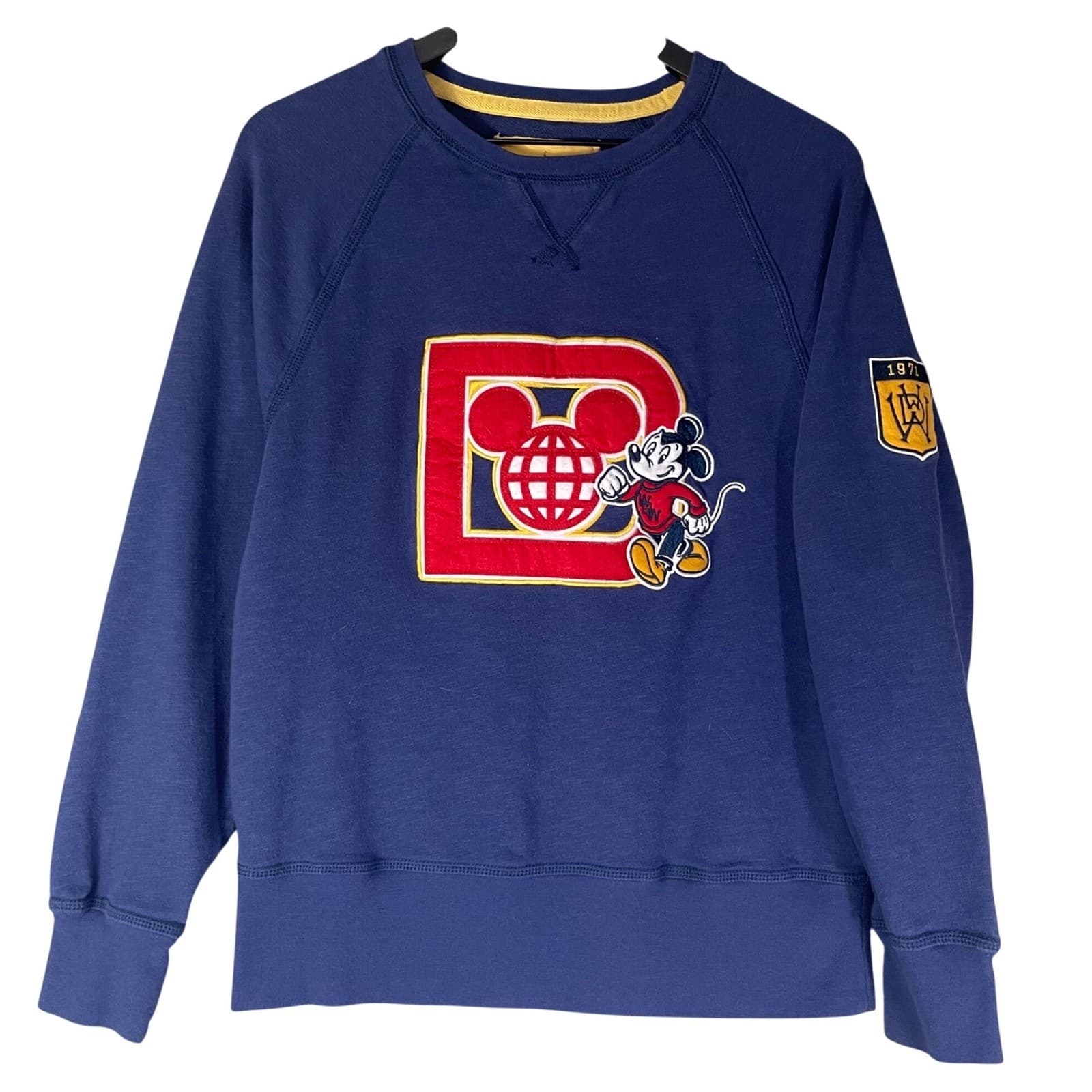 Disney Parks Walt Disney World 1971 Sweatshirt Mens Small Retro Mickey Logo S