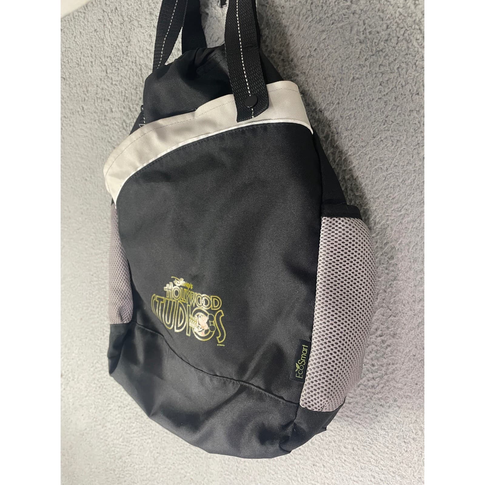 Disney Hollywood Studios Sling Tote Bag Black Gold Mesh Pockets Park Souvenir - Thumbnail 5