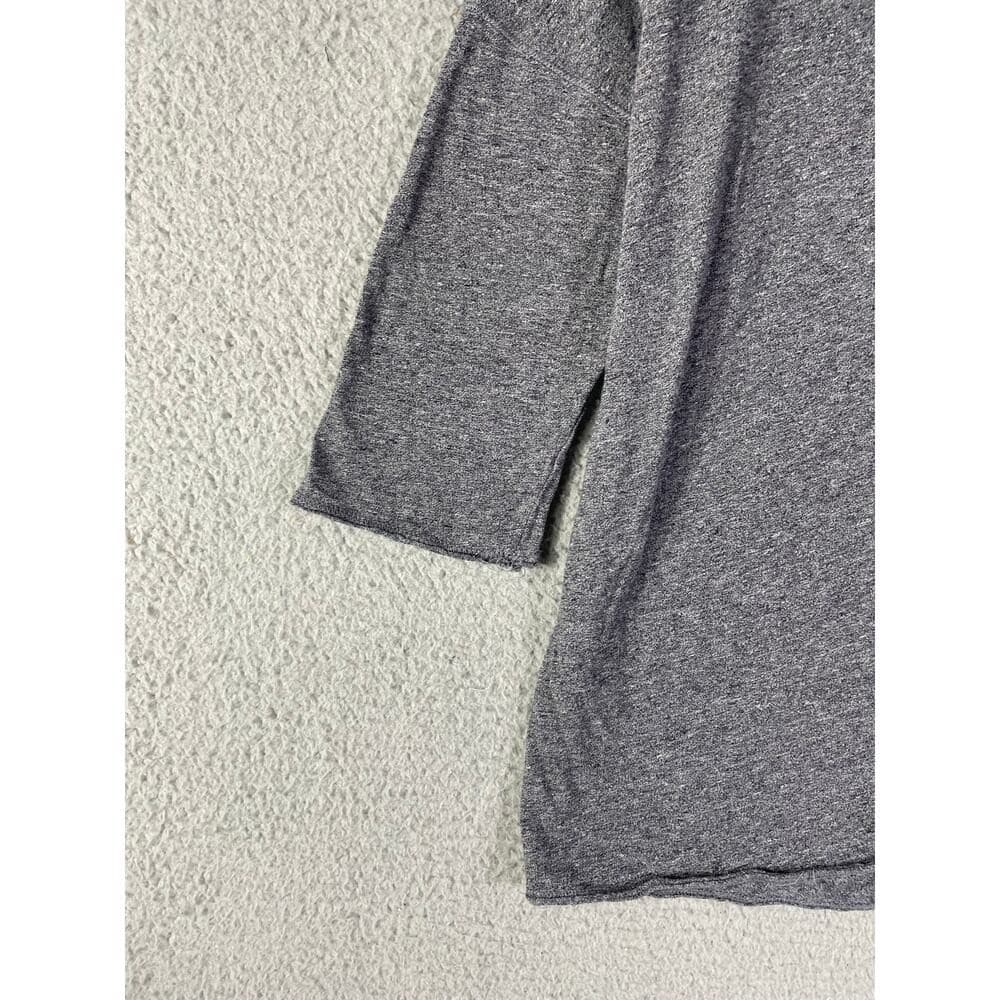Calvin Klein Performance Womens M Gray Heathered Dolman 3/4 Sleeve Athletic Top - Thumbnail 4