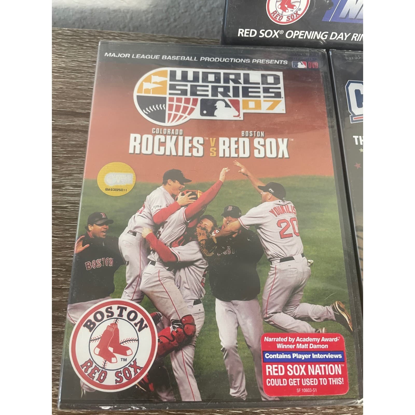 Boston Red Sox DVD Lot 3 2004 2007 World Series Champions Ring Ceremony NESN Set - Thumbnail 4