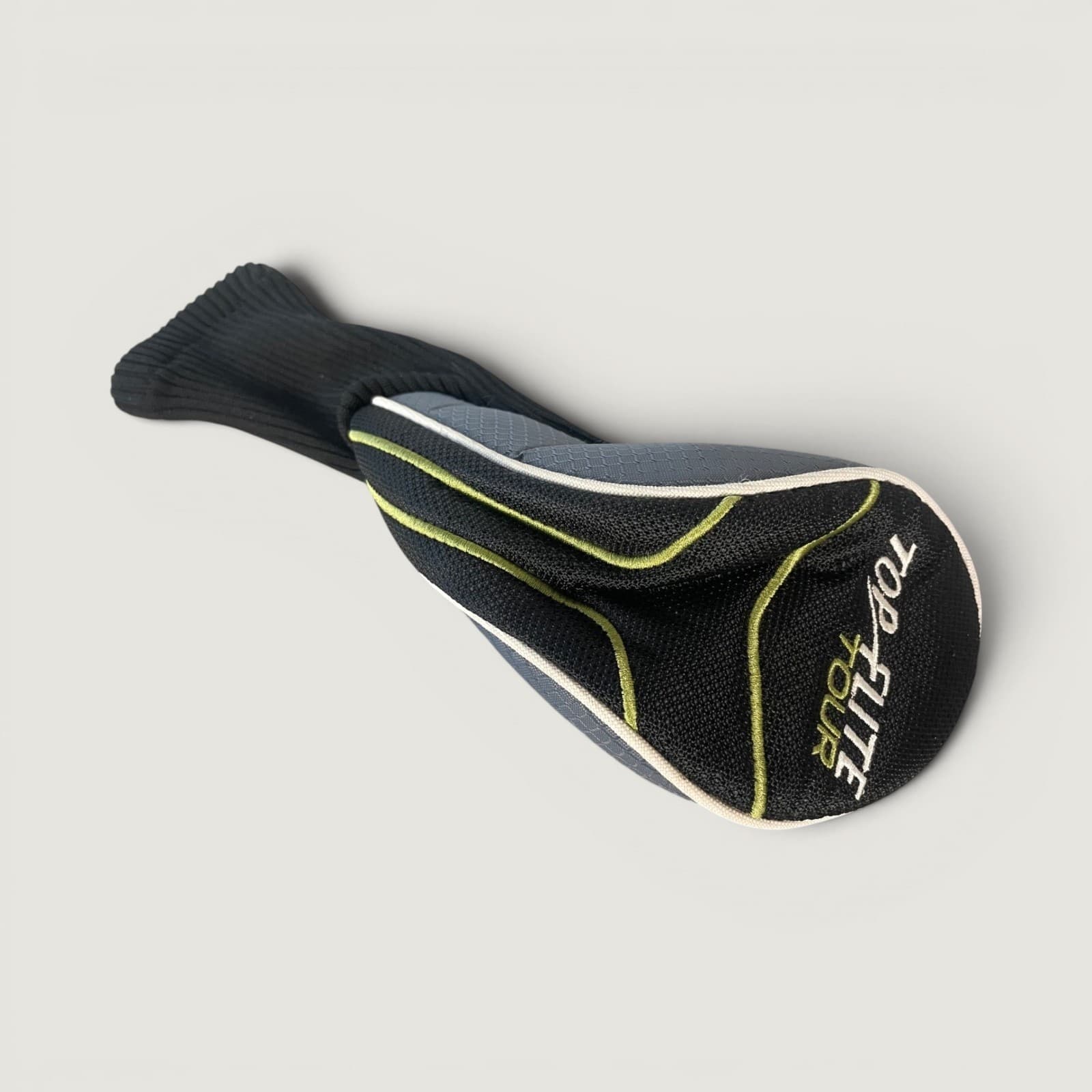 Top Flite Tour Driver Headcover Black Silver Green Golf Club Cover 2011 Sock