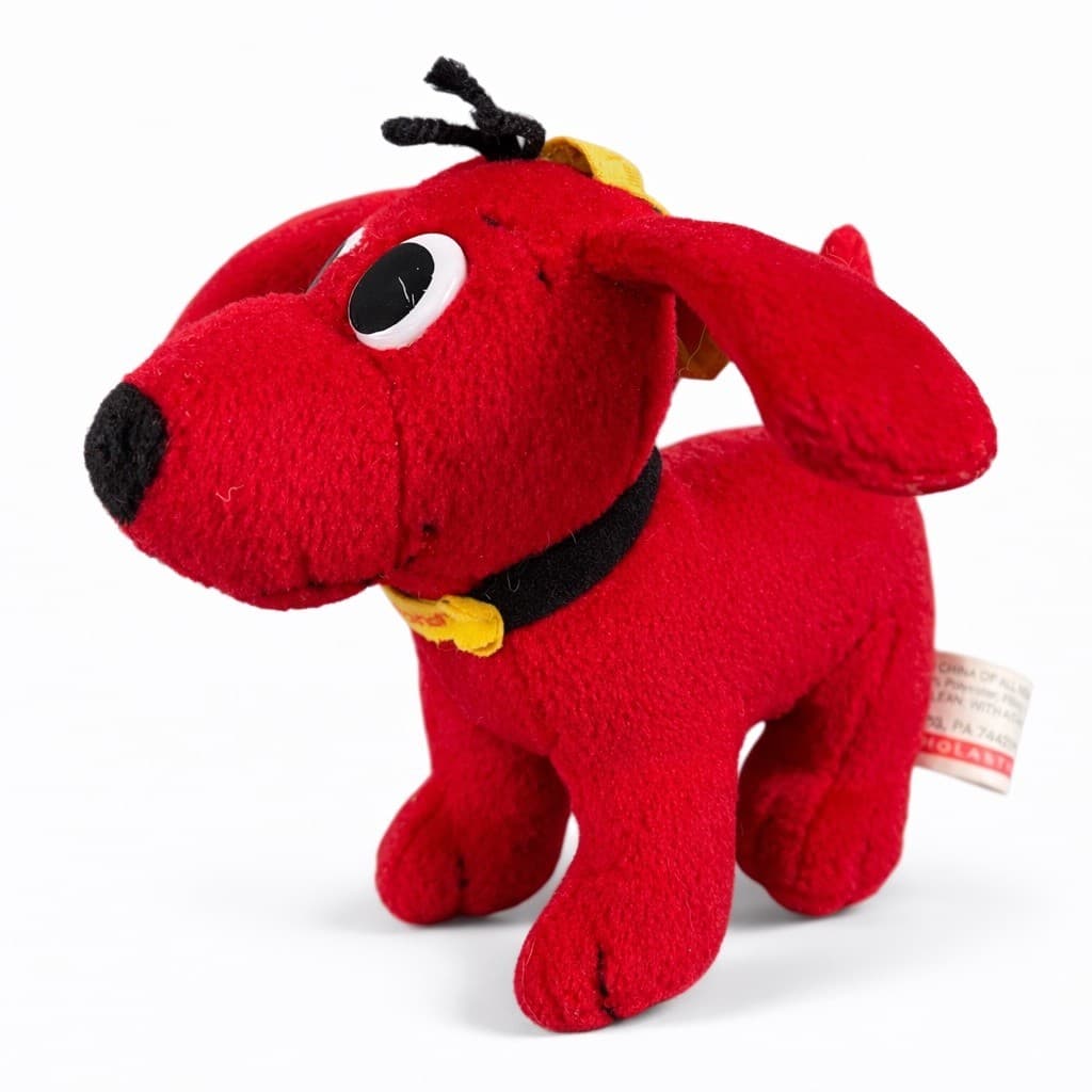 Vintage 2000 Clifford Big Red Dog Plush Scholastic Stuffed Animal Toy Used