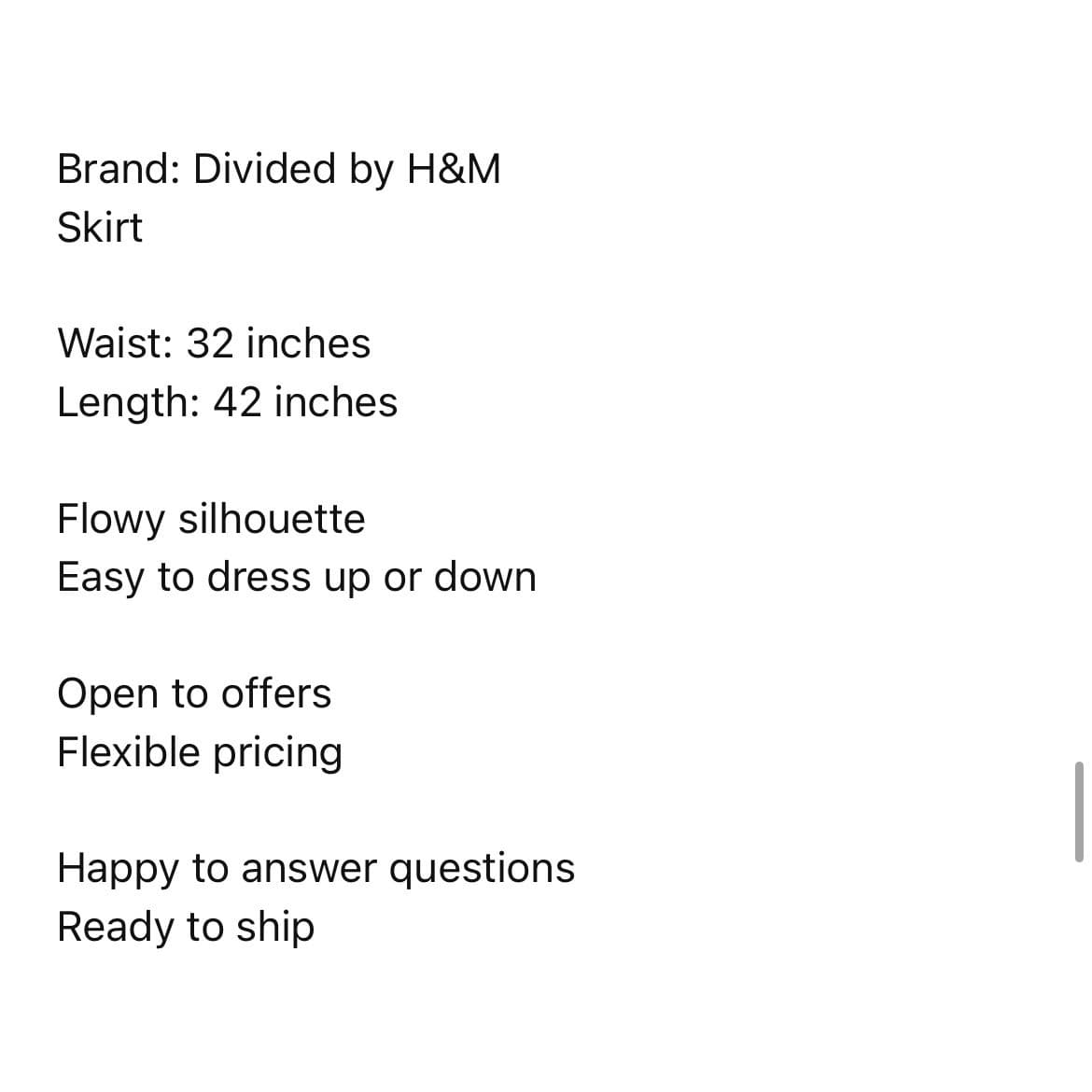 H&M Divided Floral Wrap Maxi Skirt Womens 16 Black Pink Boho High Low Ruffle - Thumbnail 3