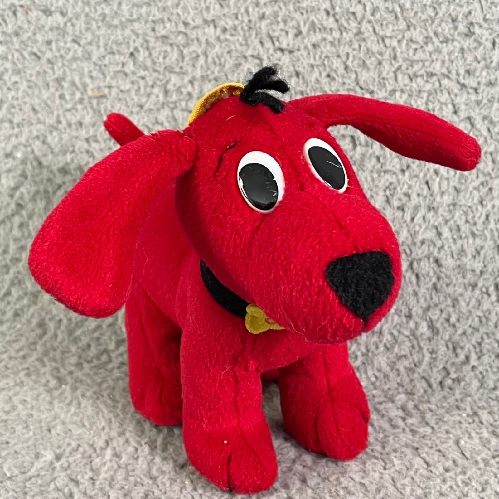 Vintage 2000 Clifford Big Red Dog Plush Scholastic Stuffed Animal Toy Used - Thumbnail 7