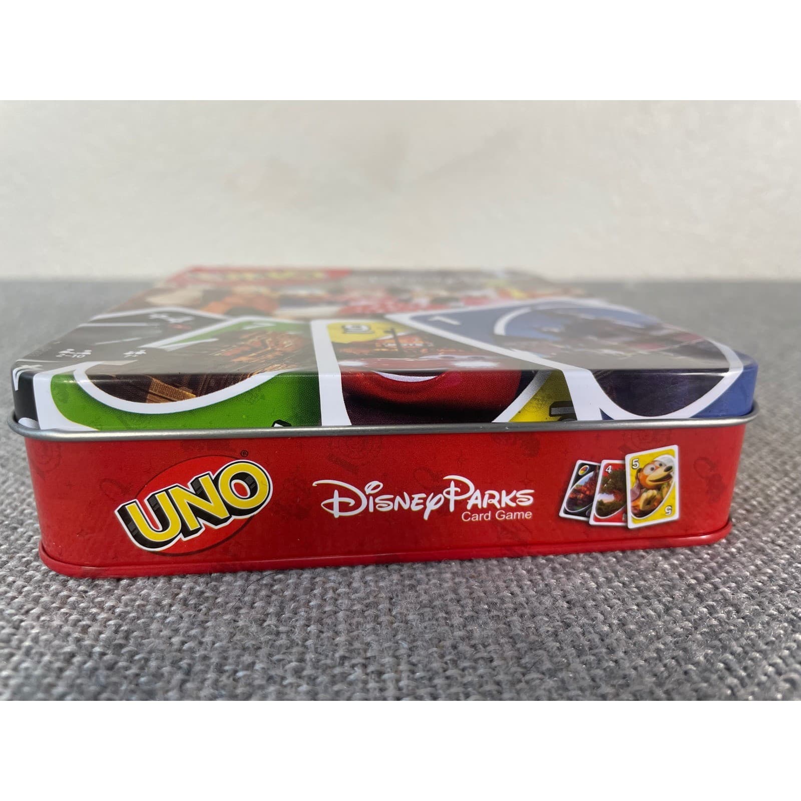 Disney Parks UNO Card Game Theme Park Edition Mickey Tin Disneyland Disney World - Thumbnail 3