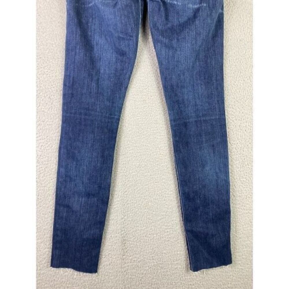 Abercrombie & Fitch Womens Distressed Skinny Stretch Jeans Blue Denim Size 2 - Thumbnail 13
