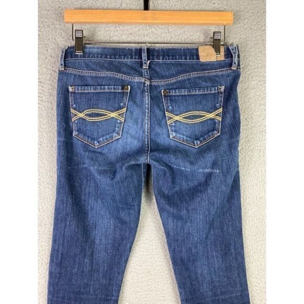 Abercrombie & Fitch Womens Distressed Skinny Stretch Jeans Blue Denim Size 2 - Thumbnail 12