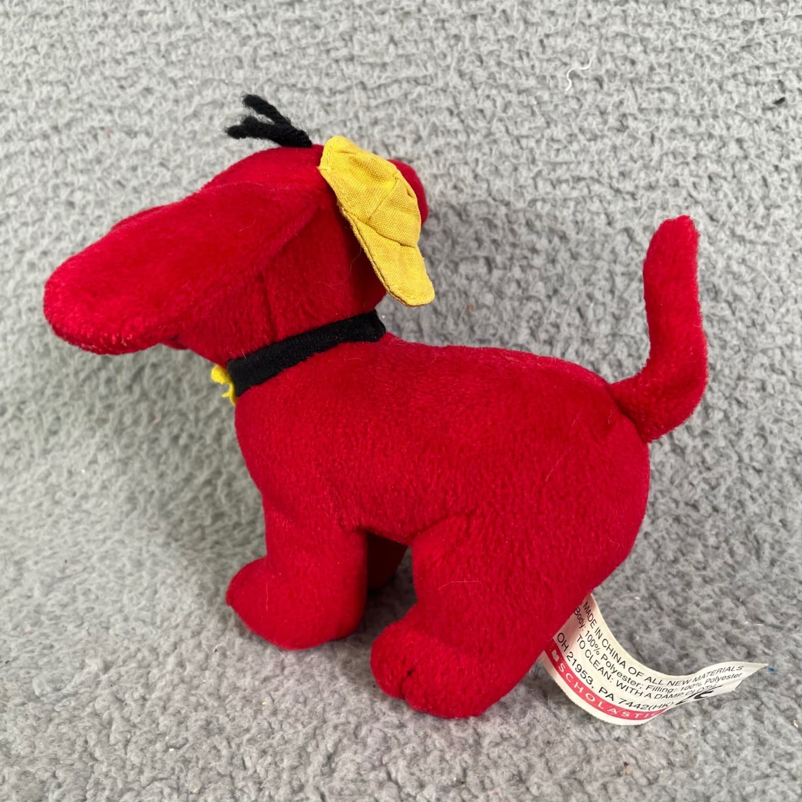 Vintage 2000 Clifford Big Red Dog Plush Scholastic Stuffed Animal Toy Used - Thumbnail 9