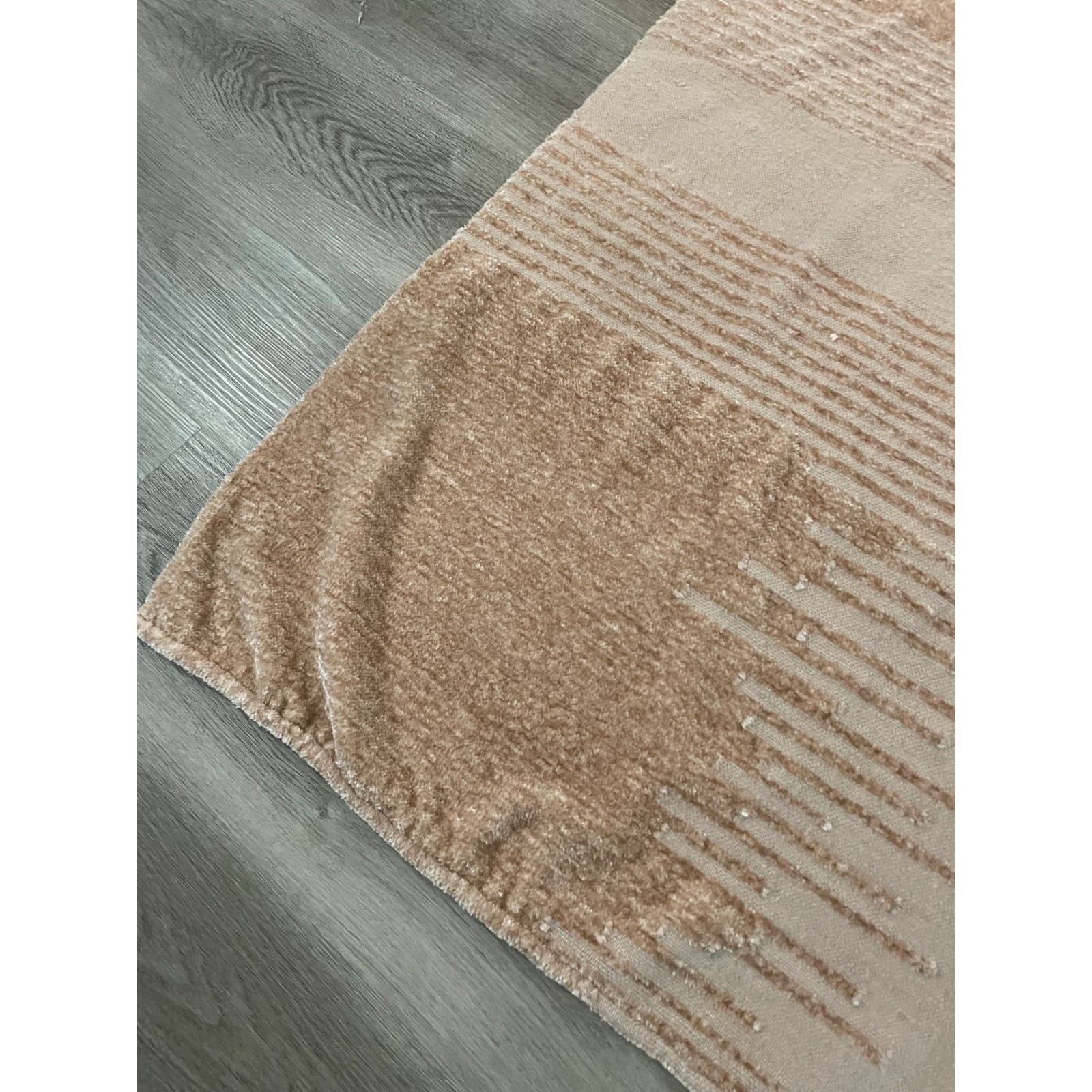 Anthropologie Throw Blanket Blush Pink Terracotta Geometric Textured Modern Home - Thumbnail 7
