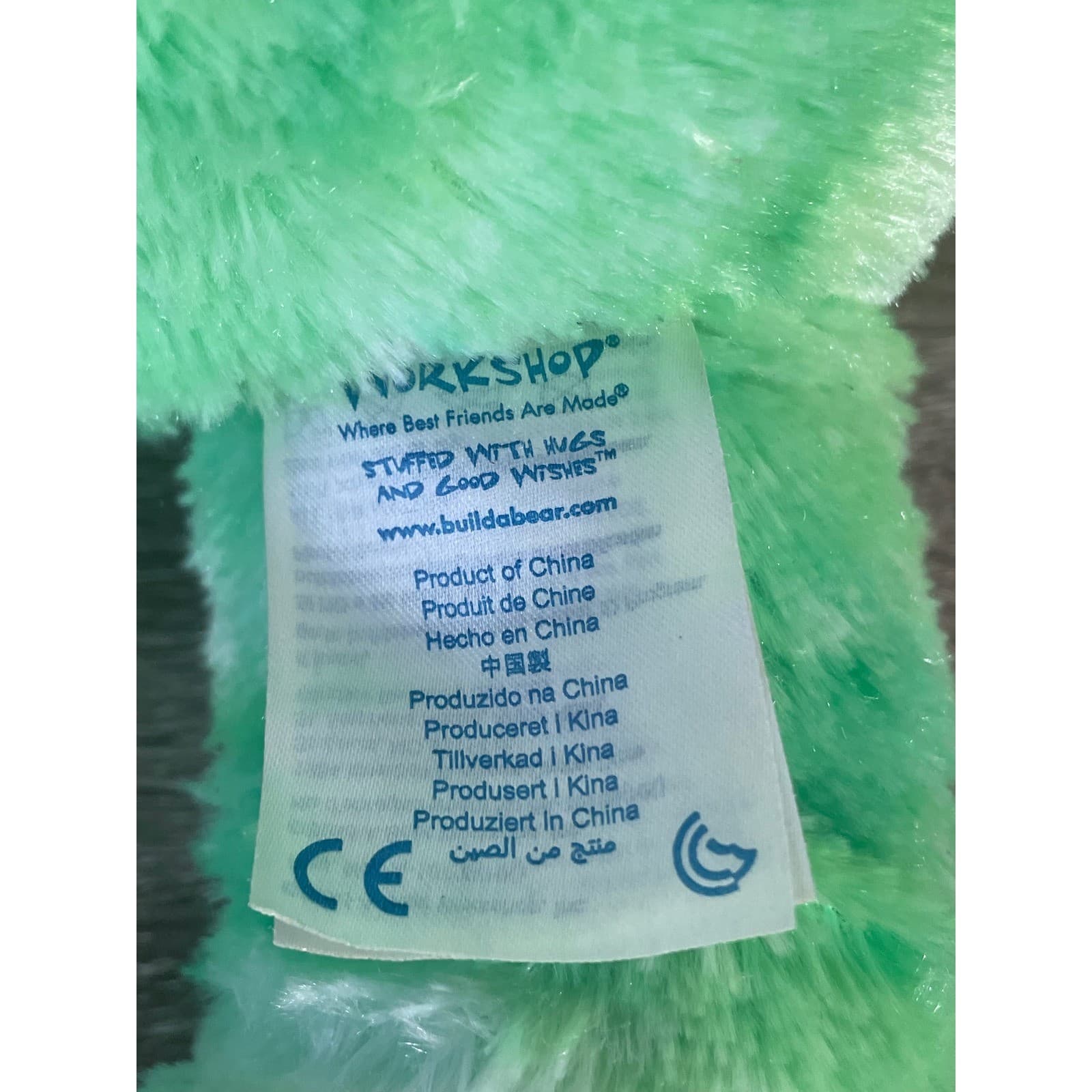 Build A Bear 25th Anniversary Triceratops Plush Green Dinosaur Stuffed Toy 16" - Thumbnail 4