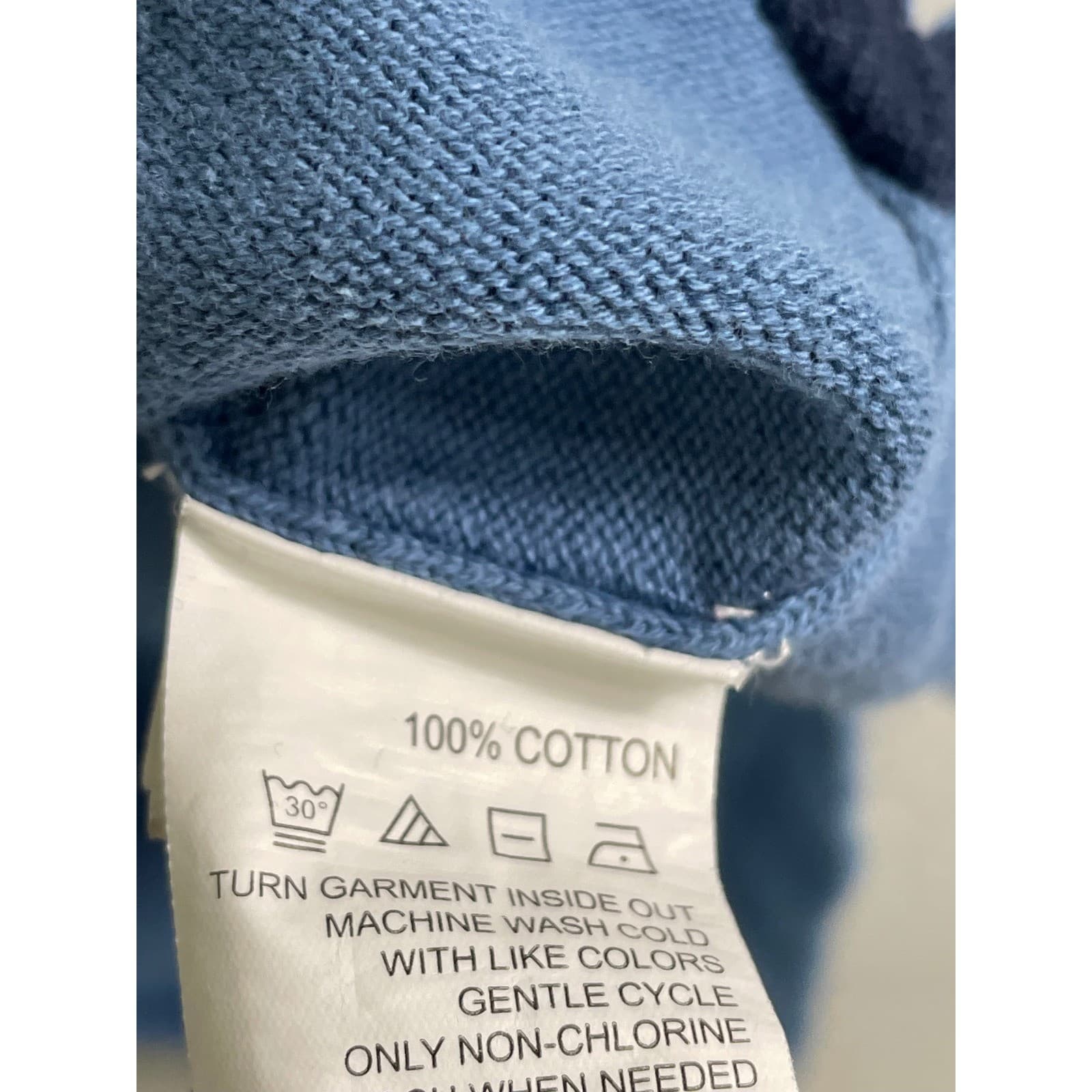 Hawker Rye Mens Medium Blue Long Sleeve Polo Shirt Cotton Knit Casual Top M - Thumbnail 4