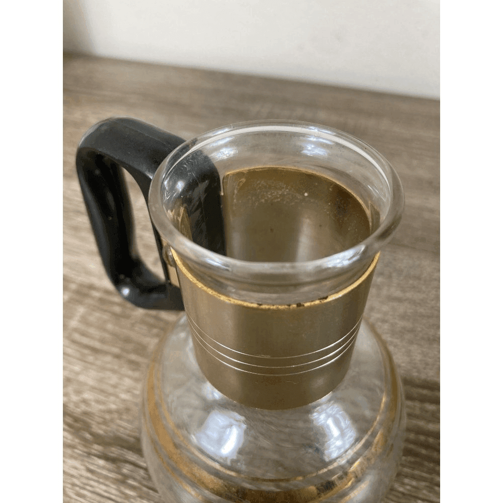 Vintage 1960s Pyrex Coffee Carafe Pitcher Pot Glass Mid Century Modern MCM VTG - Thumbnail 9