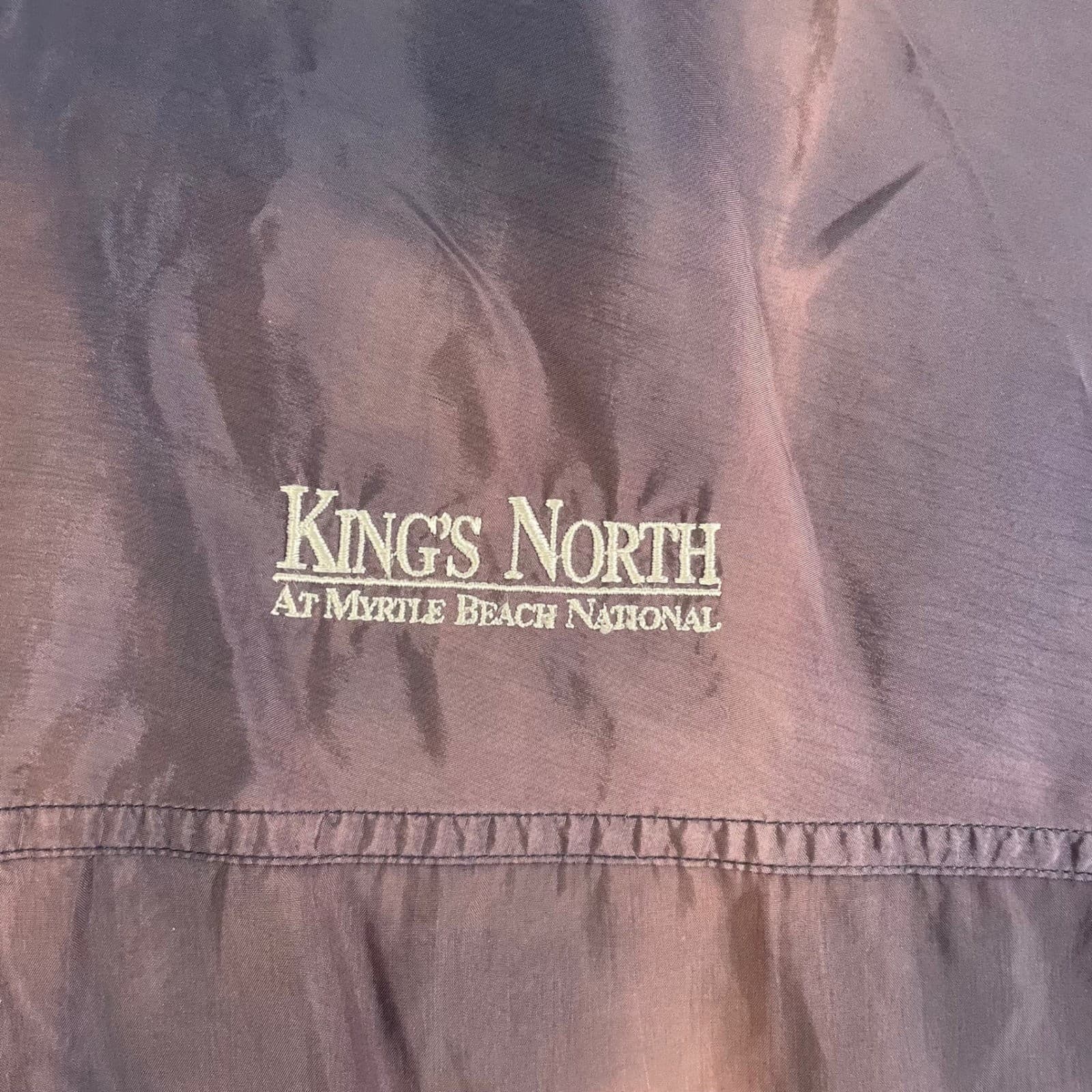 Vintage Sunice Kings North Myrtle Beach Golf Windbreaker Jacket Mens XL Navy - Thumbnail 7