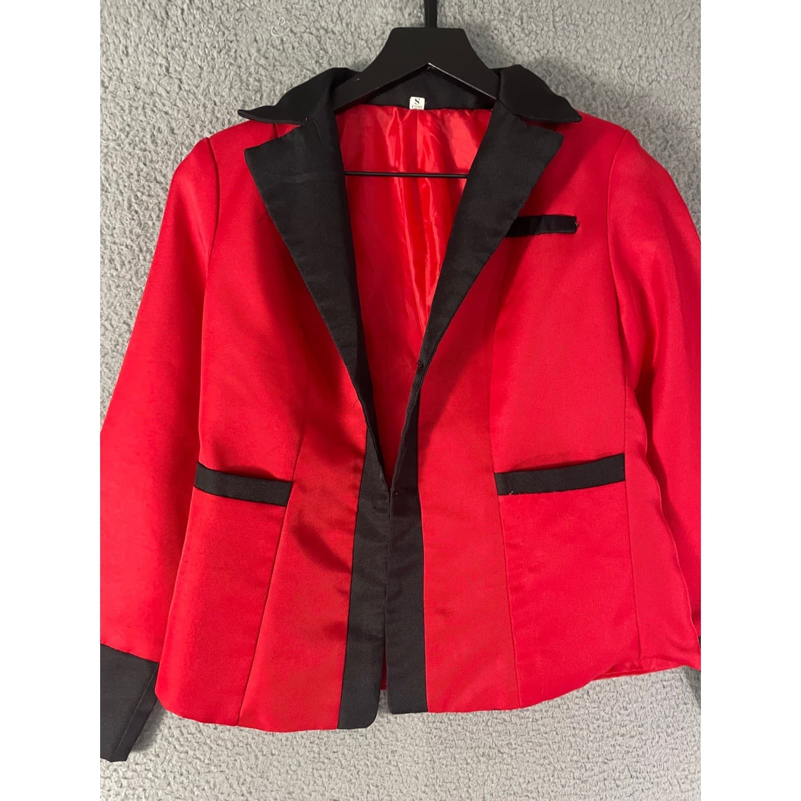 Cosplay Blazer Jacket Red Black Anime Costume Small Womens Halloween - Thumbnail 3