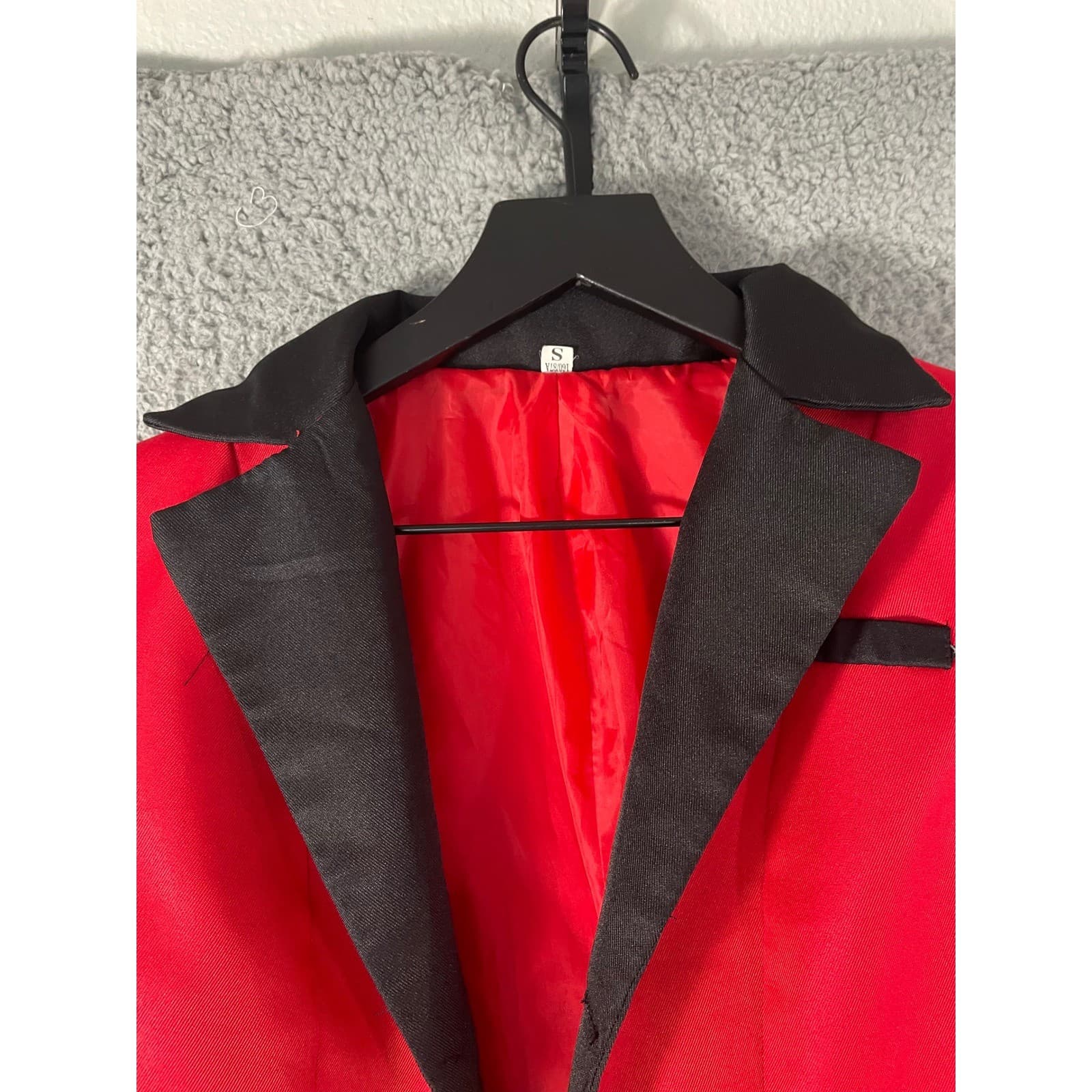 Cosplay Blazer Jacket Red Black Anime Costume Small Womens Halloween - Thumbnail 5