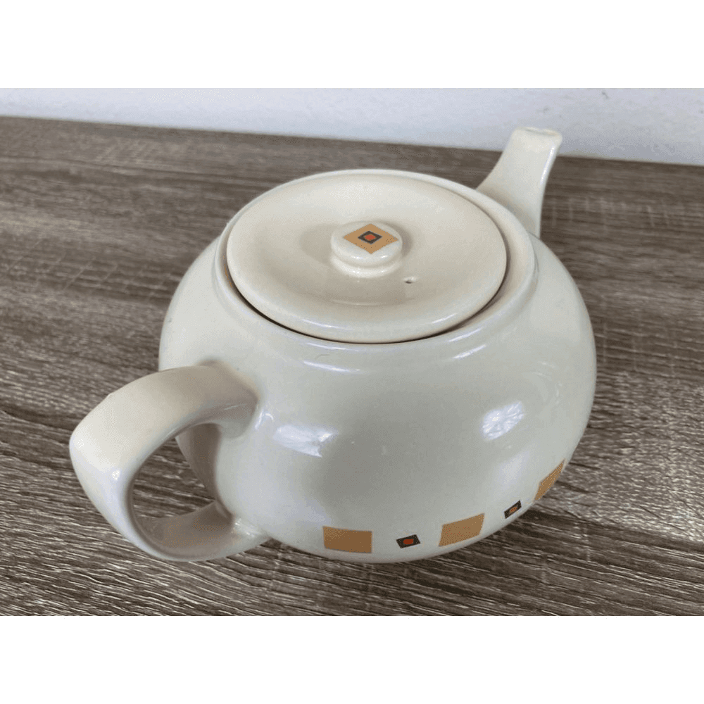 Vintage Hand Painted Ceramic Teapot Art Pottery Kitchen Decor Collectible Gift - Thumbnail 5