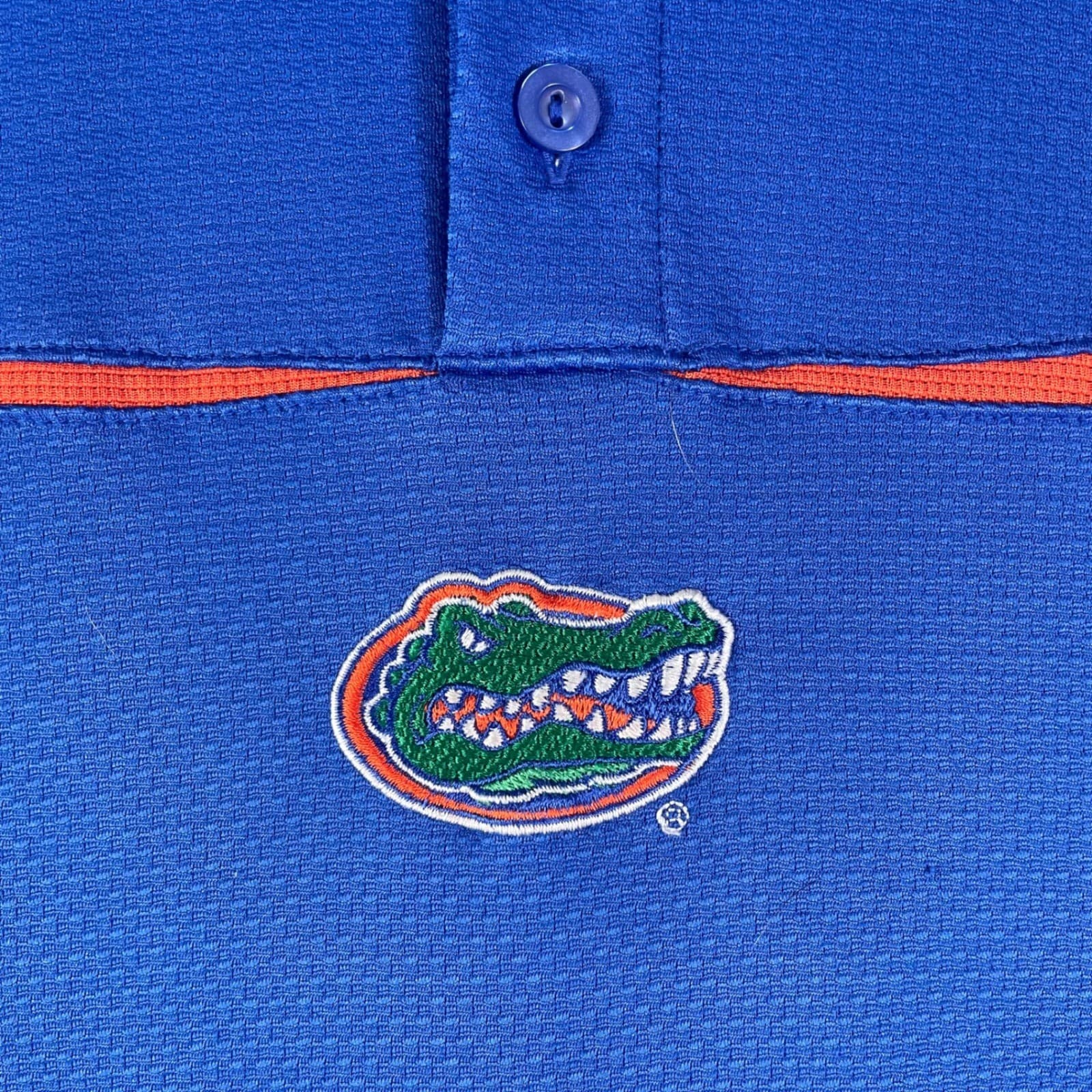Nike Florida Gators Men’s XL Polo Shirt Blue Orange Short Sleeve NCAA Footbal - Thumbnail 11
