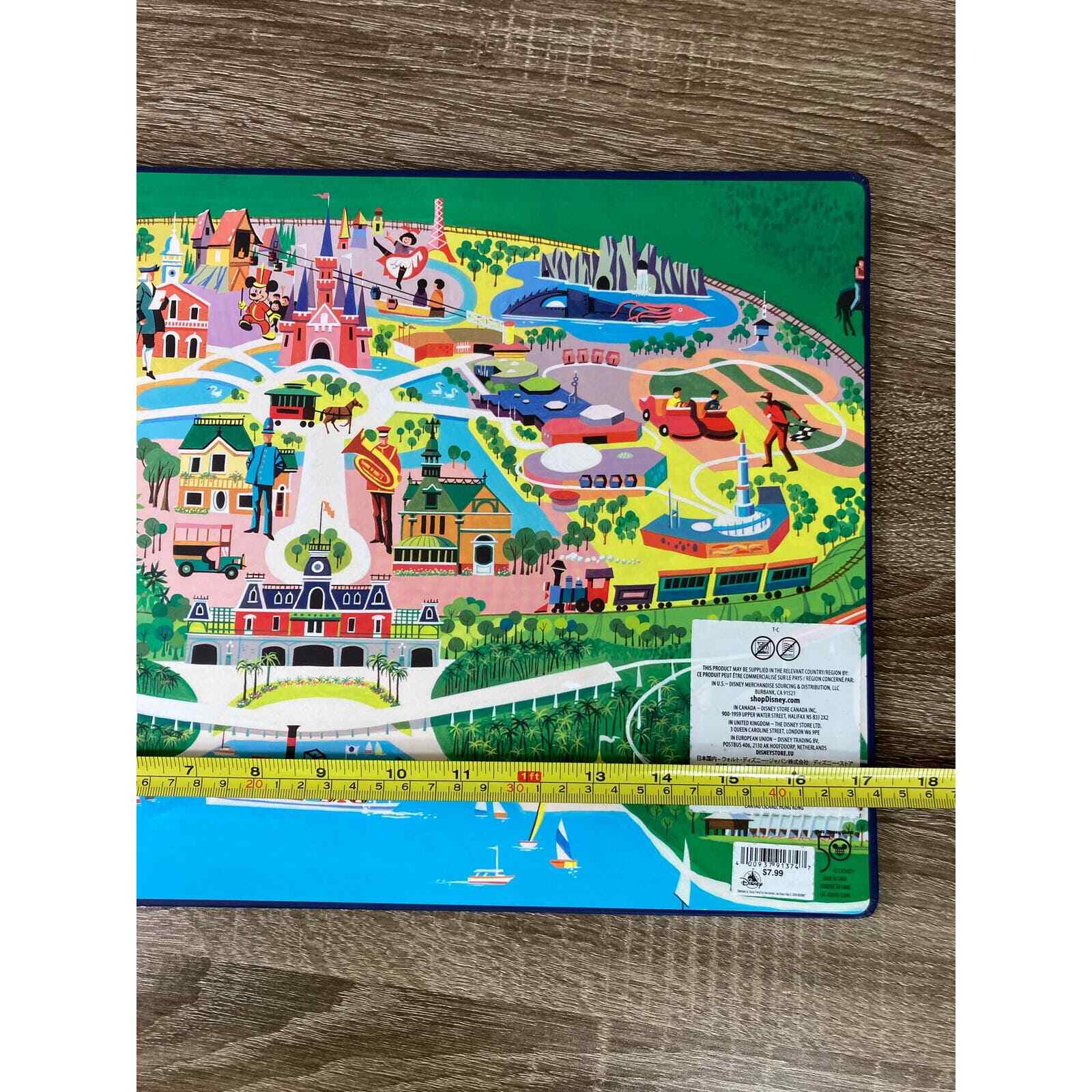 Walt Disney World 50th Anniversary Park Map Poster 2023 Collectible Decor 17x11 - Thumbnail 7