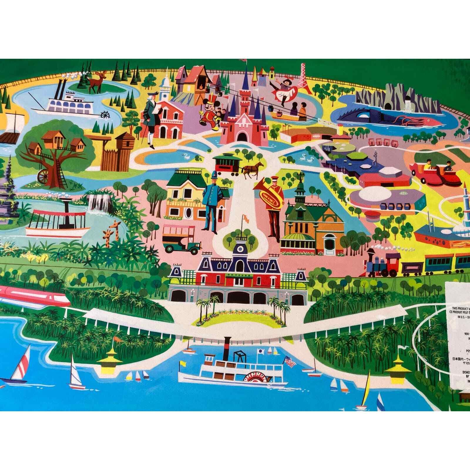 Walt Disney World 50th Anniversary Park Map Poster 2023 Collectible Decor 17x11 - Thumbnail 5