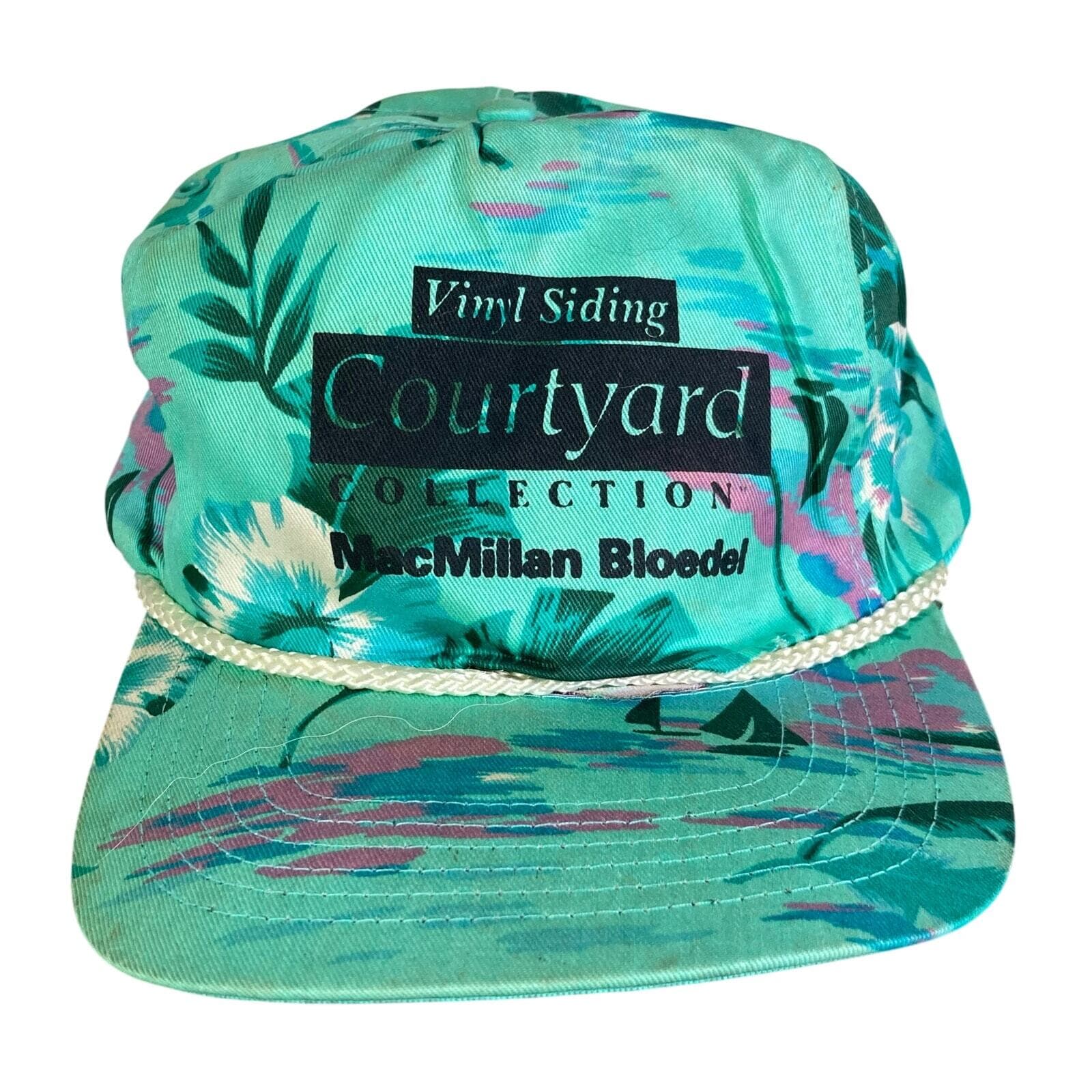 Vintage MacMillan Bloedel Floral Snapback Dad Hat Unisex Adjustable Cottagecore - Thumbnail 2
