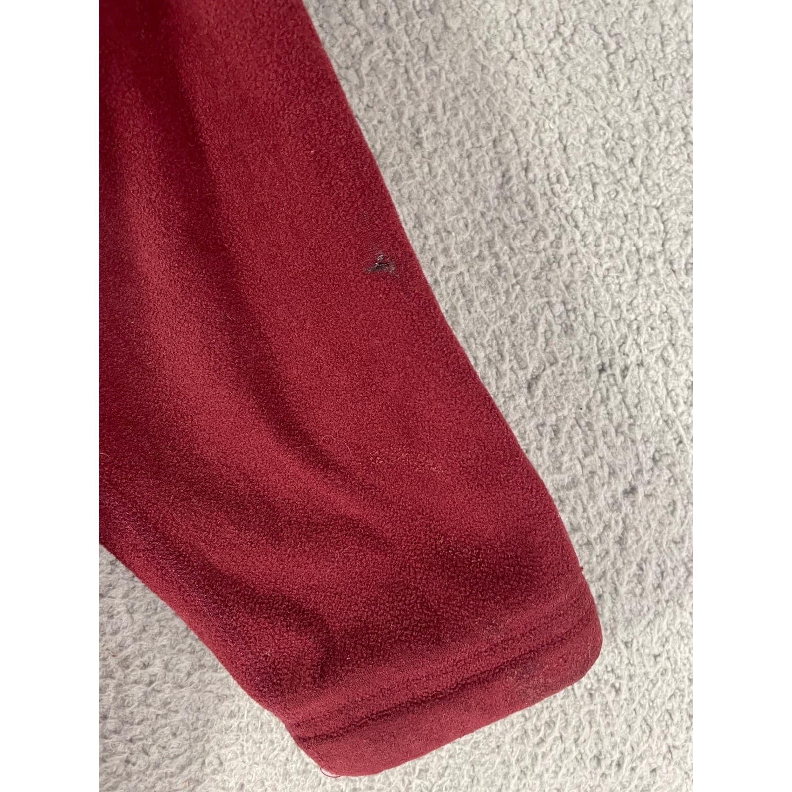 Patagonia Synchilla Fleece Pullover Womens L Red Quarter Zip Vintage Jacket USA - Thumbnail 10