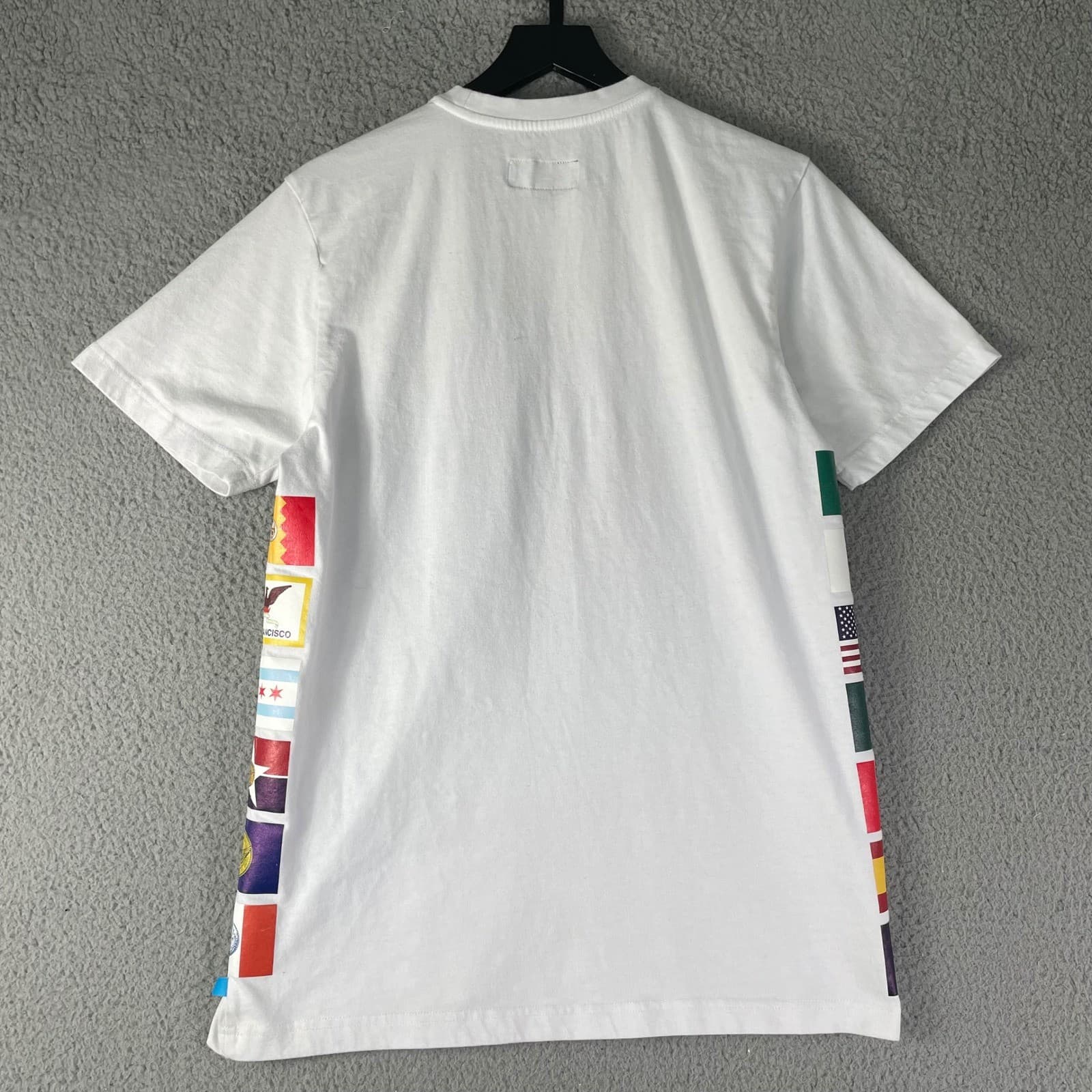 Cookies SF Men's White Embroidered Patchwork Tee Medium Streetwear Hip Hop - Thumbnail 5