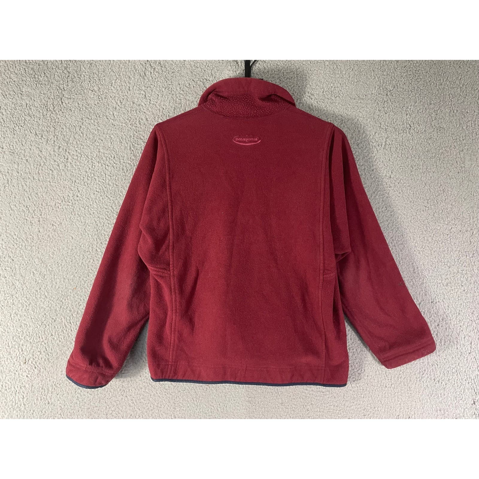 Patagonia Synchilla Fleece Pullover Womens L Red Quarter Zip Vintage Jacket USA - Thumbnail 9