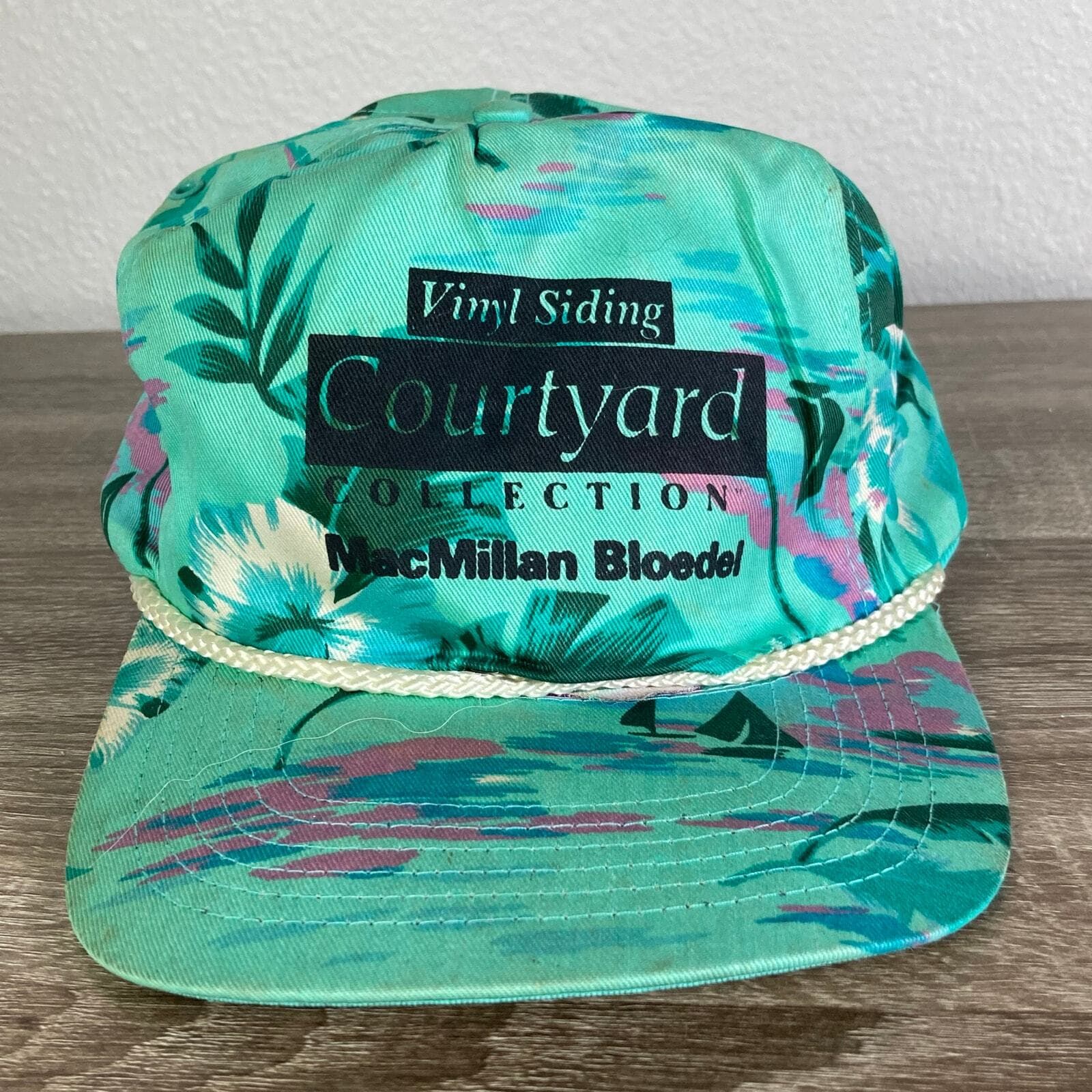 Vintage MacMillan Bloedel Floral Snapback Dad Hat Unisex Adjustable Cottagecore - Thumbnail 3