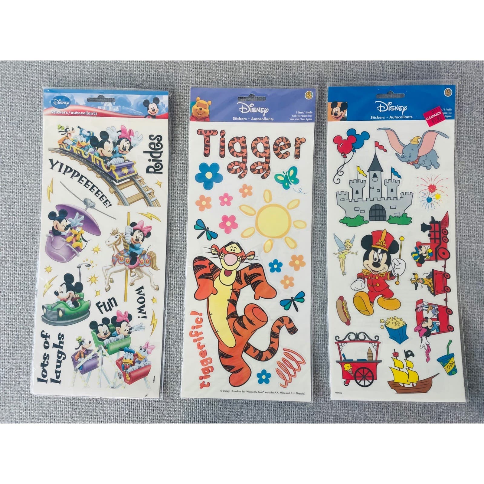 Vintage Disney Sandylion Sticker Sheets Pooh Tigger Eeyore 90s Scrapbook Lot - Thumbnail 6
