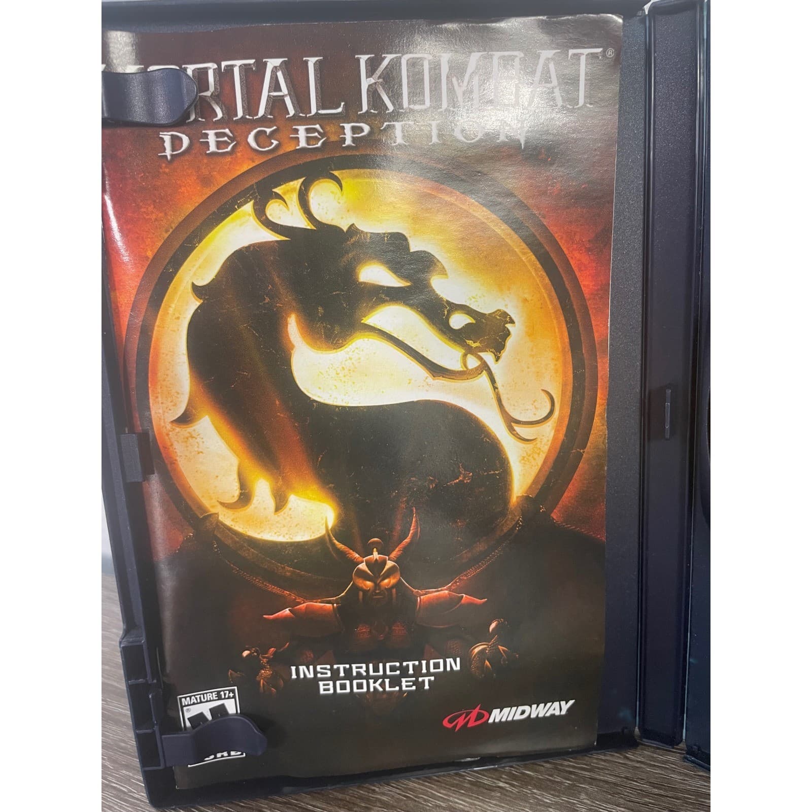 Mortal Kombat Deception PS2 Sony PlayStation 2 Complete Case Manual M Rated 2004 - Thumbnail 8