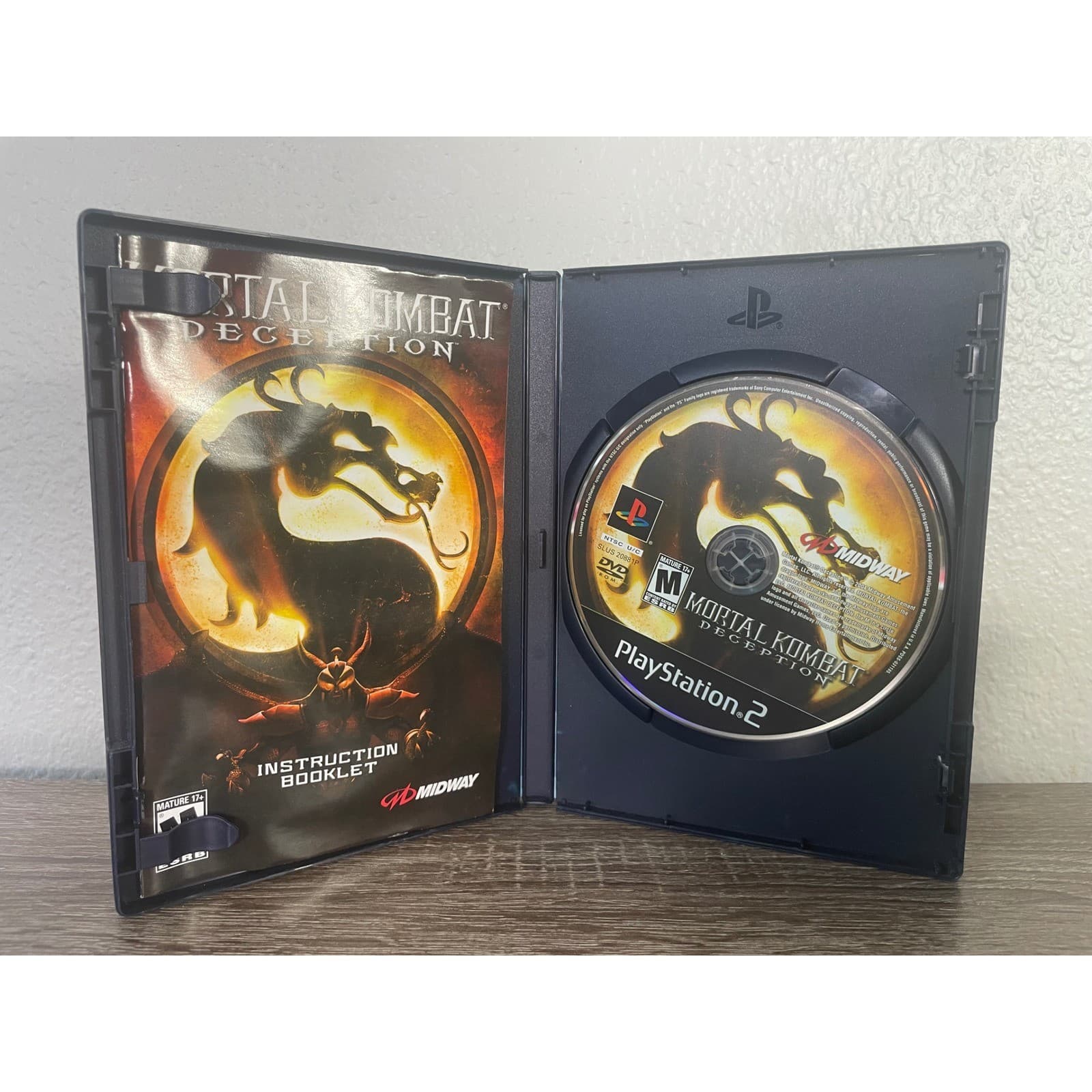 Mortal Kombat Deception PS2 Sony PlayStation 2 Complete Case Manual M Rated 2004 - Thumbnail 6