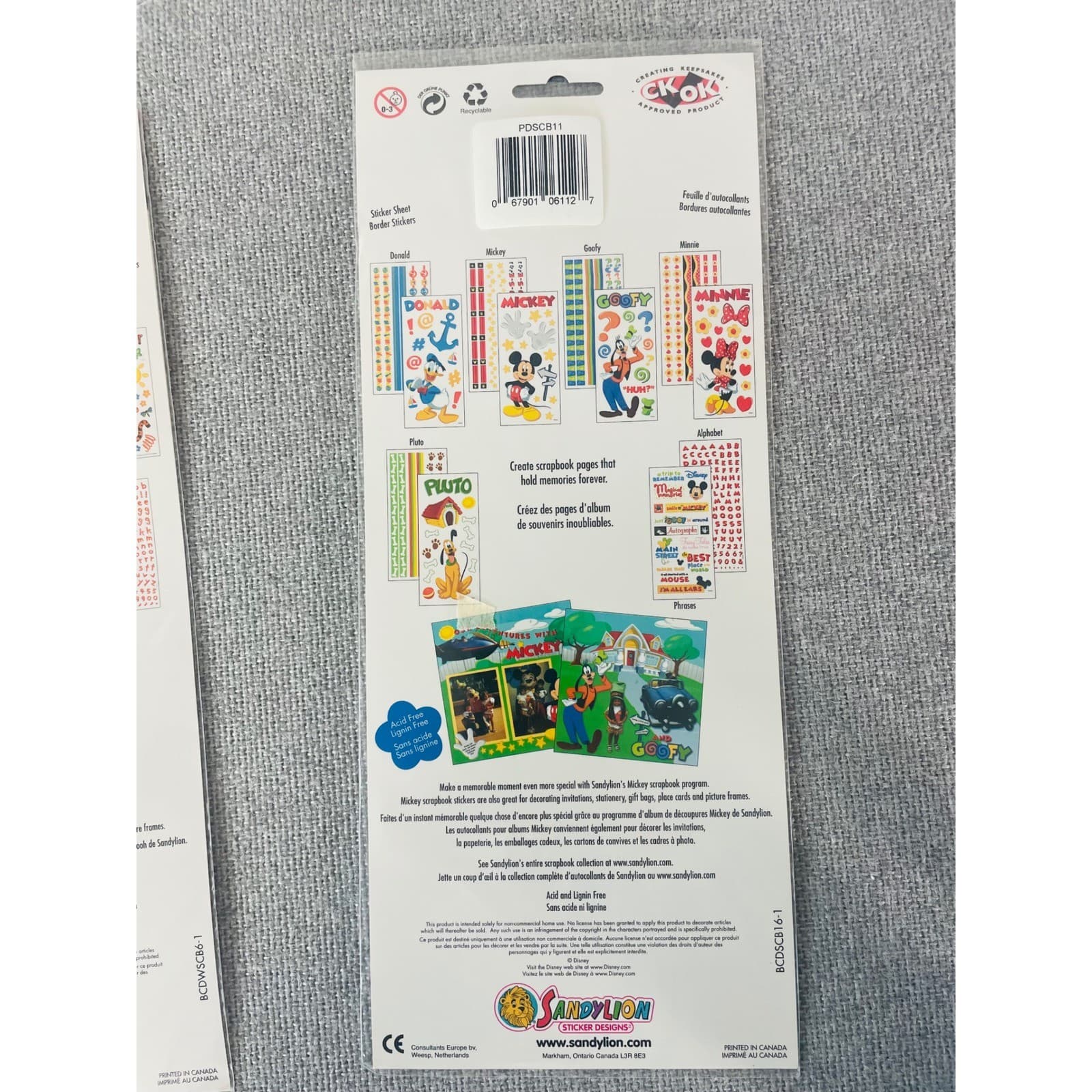 Vintage Disney Sandylion Sticker Sheets Pooh Tigger Eeyore 90s Scrapbook Lot - Thumbnail 9