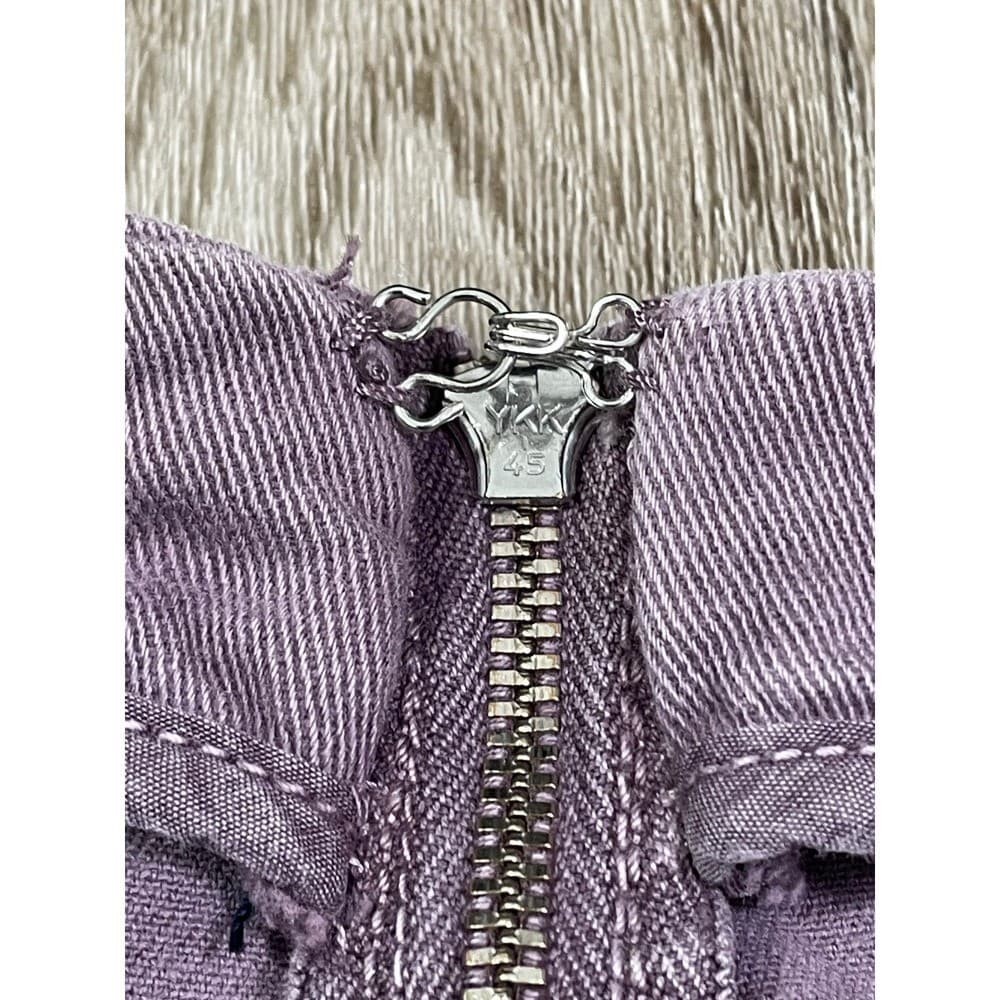 Free People Corduroy Mini Skirt Dusty Mauve Purple Back Zip Women's Size 0 - Thumbnail 15