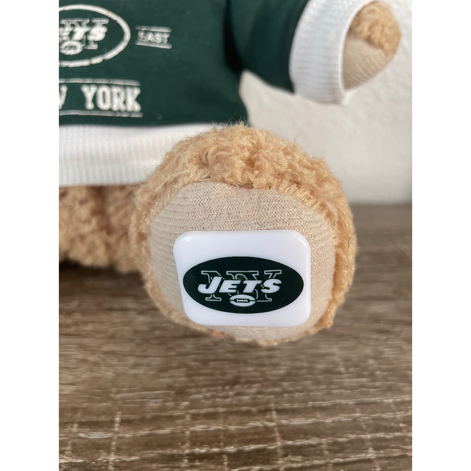 New York Jets Teddy Bear Plush 10in NFL Stuffed Animal Green Football Gift - Thumbnail 5