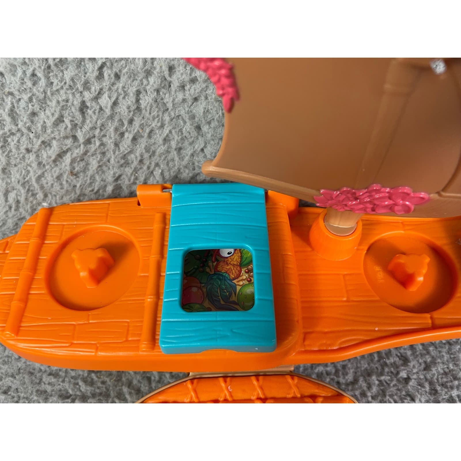 Fisher-Price Little People Disney Moana Maui Canoe Boat Replacement Toy HNR27 - Thumbnail 6