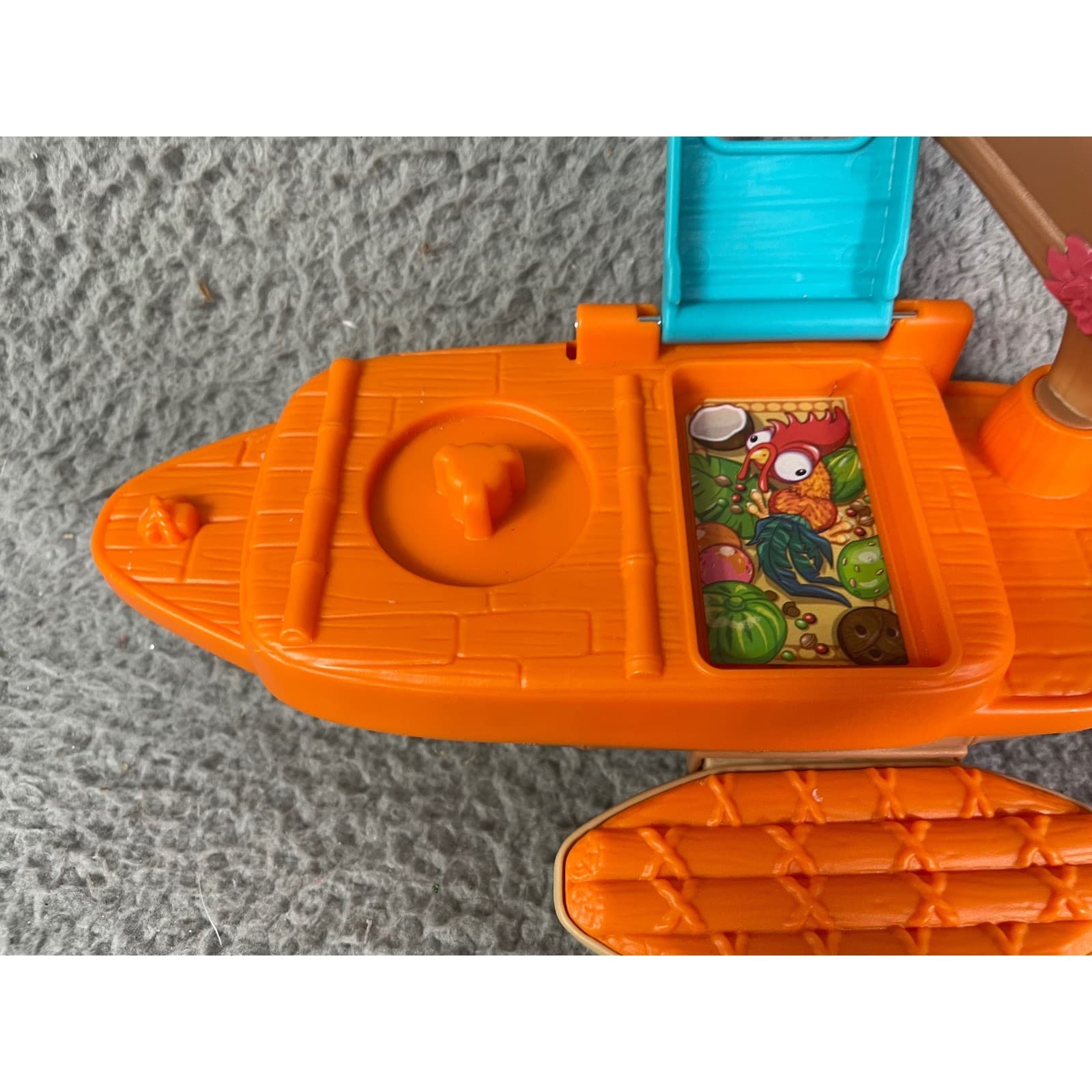 Fisher-Price Little People Disney Moana Maui Canoe Boat Replacement Toy HNR27 - Thumbnail 9
